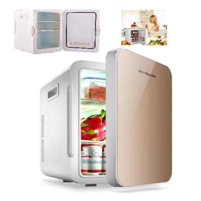 Mini Geladeira Portatil Frigobar Refrigerador 2 em 1 20L Multiuso Barco Carro Casa 220V