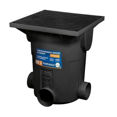 Metasul 410x400mm Caixa de Inspecao para Esgoto 41,2 Litros Alta Resistencia