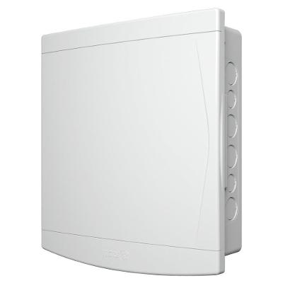 Quadro de Distribuição 18-24 Módulos Proteção Contra Sobrecorrentes Disjuntor Automático Branco