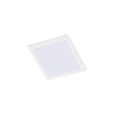 Luminária Embutir Quadrada sem Aleta 2 Soquetes E27 Acrílico Leitoso Lumiluz