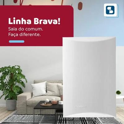 Placa Cega Brava com Pré Corte Prática e Moderna Iriel 4X2