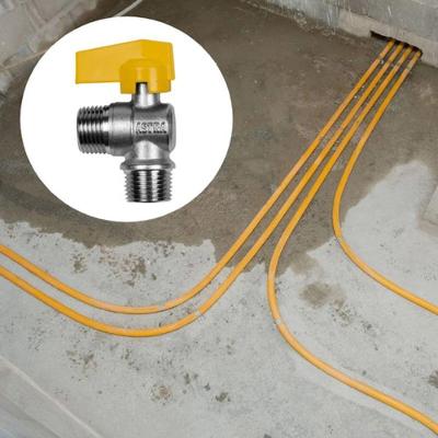 Registro 90° para Gás GVLCC-12 Rosca Macho 1-2 Metal Alta Resistência Astra