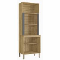 Paneleiro Kits Paraná Ametista Duplo 4 Ptas S/Gavetas Freijo - 7