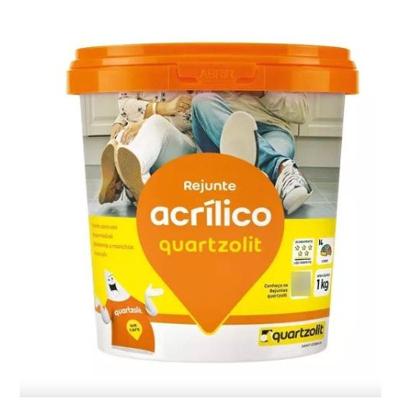 Rejunte Acrílico para Pisos e Revestimentos Cerâmicos e Porcelanatos Marrom Café Quartzolit 1kg