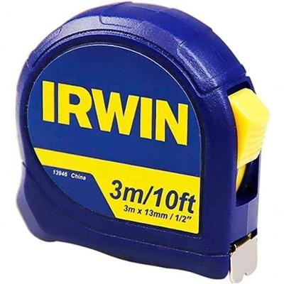 Trena de Aço 3m X 13mm Standard para Medições em Construção Manutenção e Projetos Irwin