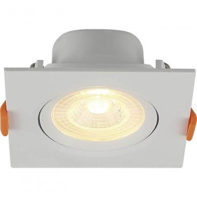 Spot LED Embutir Quadrado 8W Bivolt Branco Blumenau Iluminação