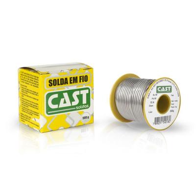 Solda em Fio para Tubo de Cobre 50x50 500g Estanho e Chumbo Sn Pb Cast Metais