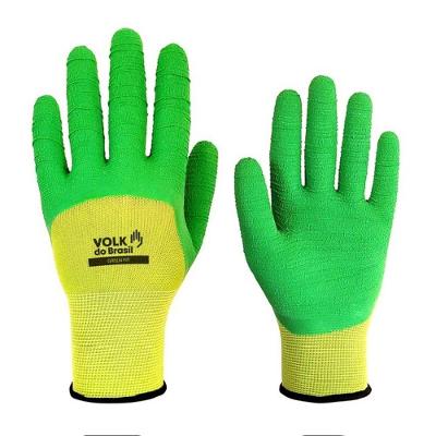 Volk do Brasil Green Fit Luva para Mão em Algodão com Látex Tamanho m