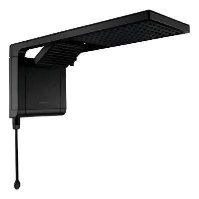 Chuveiro Elétrico com Ducha Acqua Duo Matte Black Eletrônico 7800W Preto Lorenzetti 220V