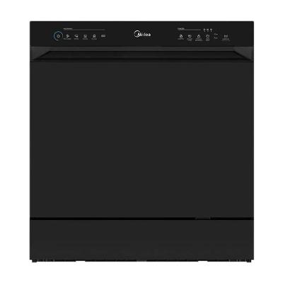 Lava Louças Midea Touch Plus MDWTF08B1 8 Serviços Função Compras Secagem Extra Preto 110V