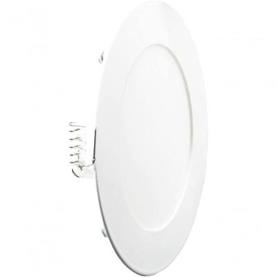Painel LED Embutir Redondo 6W 6000K Slim Branco Kian Iluminação Minimalista