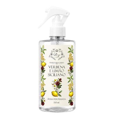 Água Perfumada para Tecidos Verbena Limão Siciliano Perfume Cama Mesa Banho Roupas Transparente Dani
