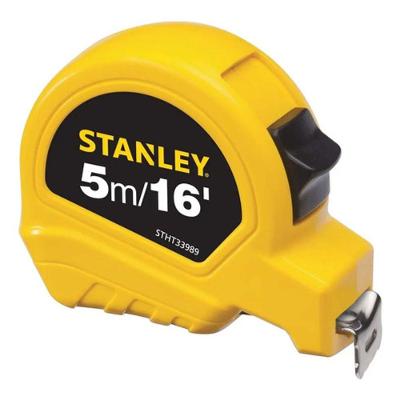 Trena de Aço 5m X 19mm STHT33989-840 Medições Precisas Fita Resistente Stanley