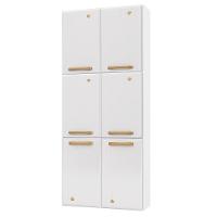 Paneleiro Duplo De Aço 6 Portas Telasul Diamante Branco - 1