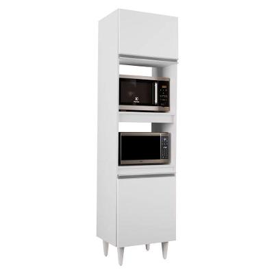 Paneleiro Torre Quente Para Cozinha 02S Ruth Branco 56Cm
