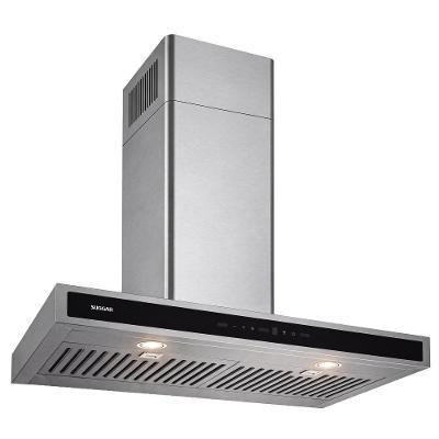 Coifa de Parede Suggar Safira Inox TP1461IX 60CM Inox LED Exaustor e Depurador 110V