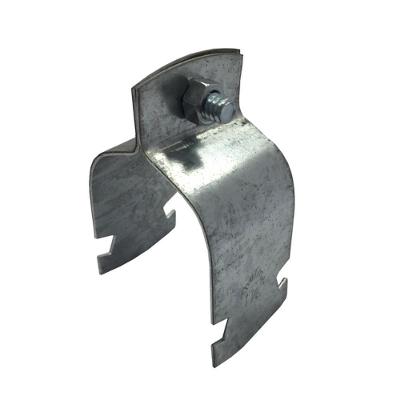 Abracadeira Tipo Perfil com Parafuso 3.12 Fixacao Robusta Aco Carbono Pintura Zincada 10 Unidades