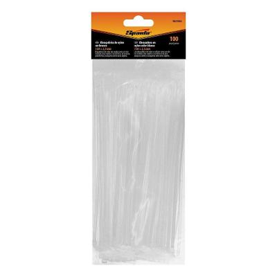 Abraçadeira Plástica 150x2,5mm Fixação Segura Branco Sparta Ferramentas