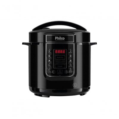 Panela de Pressão Elétrica Digital Philco PPP01P 6L 1000W Preta 220V