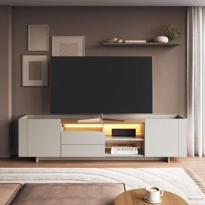 Rack Multimóveis CRPRO-RCK007 para TV 65 Polegadas com LED Bivolt Marrom