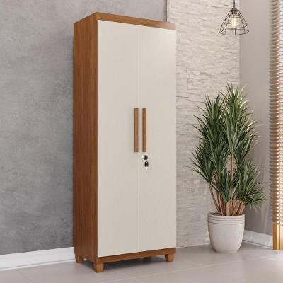 Armário Multiuso Master 2 Portas 4 Prateleiras MDP 62CM Cinamomo Tudo de Móveis