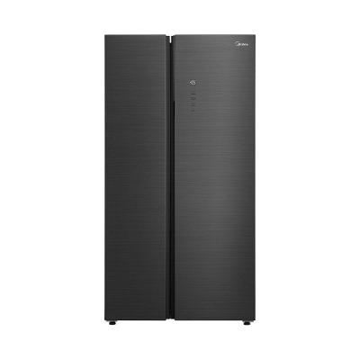 Geladeira Midea Side By Side Frost Free Inverter 700L Smarthome MDRS923MMDDX3 Black Inox Bivolt