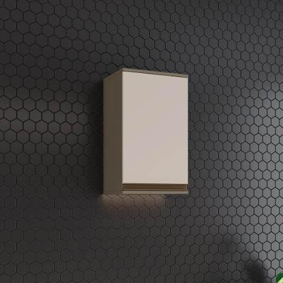 Armário Aéreo de Cozinha Lora 1 Porta MDF 40CM Duna Cristal Casa 812