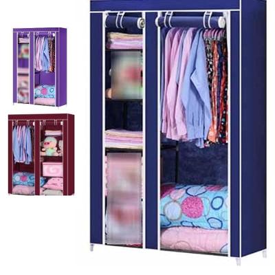 Guarda Roupa Portátil Solteiro Armario Cabideiro Sapateiro Prateleiras Organizador Multiuso Completo