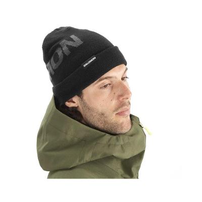 Gorro de Inverno Salomon Hermitage Beanie Poliester Preto Unissex