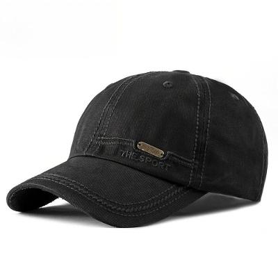 Boné de Beisebol Snapback com Proteção Solar Emaús Acessórios Poliéster Preto Homens