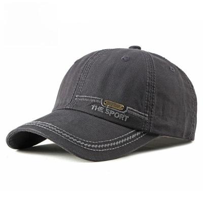 Boné de Beisebol Snapback com Proteção Solar Emaús Acessórios Poliéster Cinza Unissex
