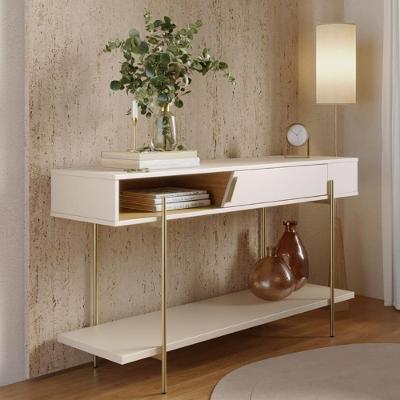 Aparador para Sala de Estar Mercuri C05 1 Porta MDP 136CM Off-Freijó Mpozenato