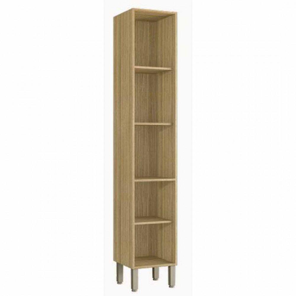 Paneleiro Simples Kits Paraná Ametista 2 Portas Freijo/Gris - 5