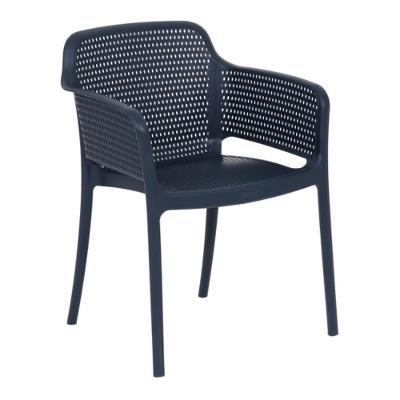 Cadeira Frisk com Braços em Polipropileno Azul Navy Tramontina