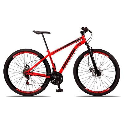 Bicicleta Urbana Aro 29 Suspensão Dianteira Aço 21 Marchas Freio a Disco Ravok