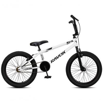 Bicicleta Infantil BMX RV-X Aro 20 Freio V-Brake Branca Ravok