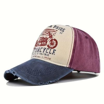 Boné de Beisebol Kestor Truy Vintage Lavado Poliéster Vermelho