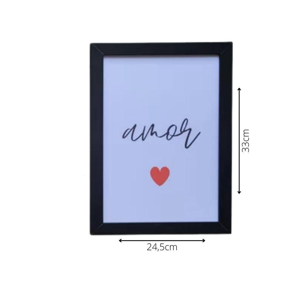 Kit 3 Quadros Decorativos Em Mdf (33x24,5) Kit 3 Quadros 1 - 2