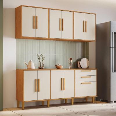 Cozinha Completa Lorena 11 Portas 2 Gavetas MDP Off White Kaiki Móveis
