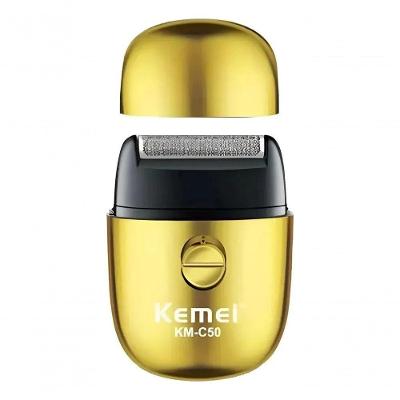 Barbeador Elétrico Kemei Km-c50 Aparador Multifuncional sem Fio Dourado 127-220V