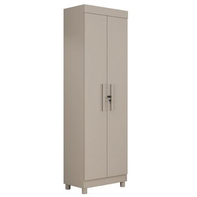 Sapateira Multiuso New Roma 2 Portas 6 Prateleiras 60,4CM Off White Benetil Móveis