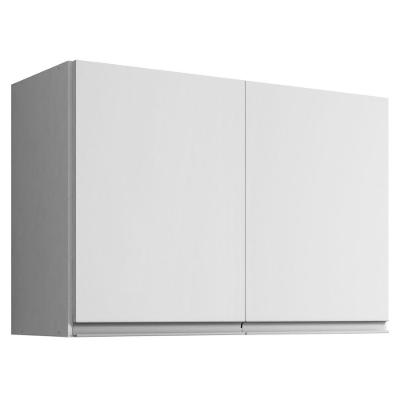 Armário Aéreo Juliana 80CM 2 Portas MDF Branco AJL Móveis