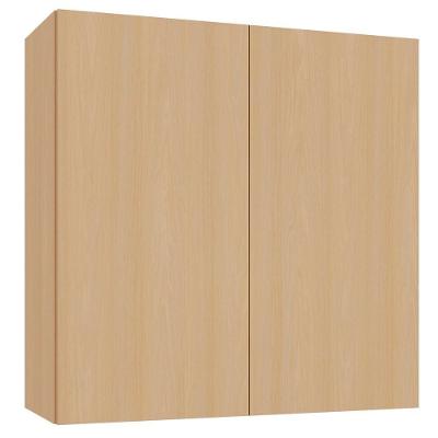 Armário Aéreo Lótus 80CM 2 Portas MDF Bater Carvalho Luciane Móveis