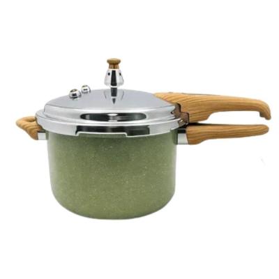 Panela de Pressão Max Chef Wood Alumínio Revestimento Cerâmico 4,2L Não Gruda para Indução Gás