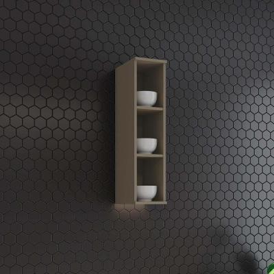 Armário Aéreo Nicho de Cozinha Lora 20CM MDF Fosco Bege Casa 812