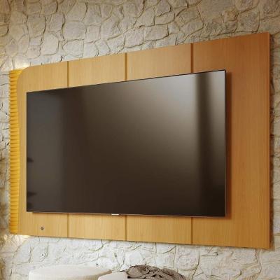 Painel para TV 65 Pol Dante Naturale C05 217CM MDP MDF com LED Marrom Mpozenato