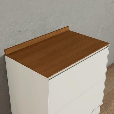 Tampo para Balcão de Cozinha Fineze MDF 80CM Marrom Cinamomo Móveis Henn