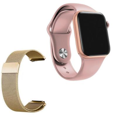 Smartwatch Aquilae Iwo 7 Watch 5 1,54 Polegadas Frequência Cardíaca ECG Sono Rosa