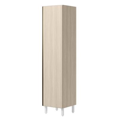 Paneleiro Kali Premium 1 Porta com Prateleiras MDF 50CM Bianco Toq