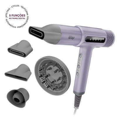 Secador de Cabelo Intense Dryer BLDC WS1800 1600W 3 Temperaturas Lilás e Cinza WAP 220V